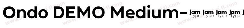 Ondo DEMO Medium字体转换